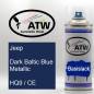 Preview: Jeep, Dark Baltic Blue Metallic, HQ9 / CE: 400ml Sprühdose, von ATW Autoteile West.
